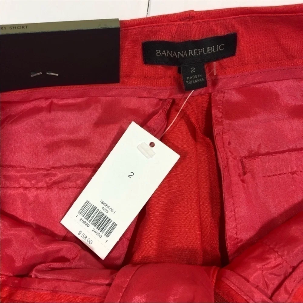 Banana Republic Linen Avery Bermuda Shorts 2